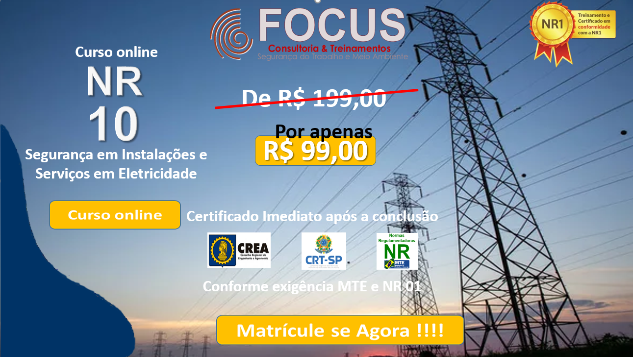 NR 10 Segurança Eletricidade Reciclagem 